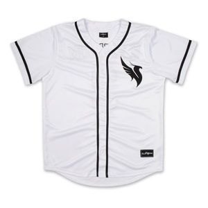 Illenium White Baseball Jersey Size Medium